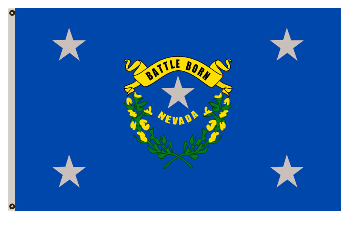 The State of Nevada Flag Variant flag of Nevada banner