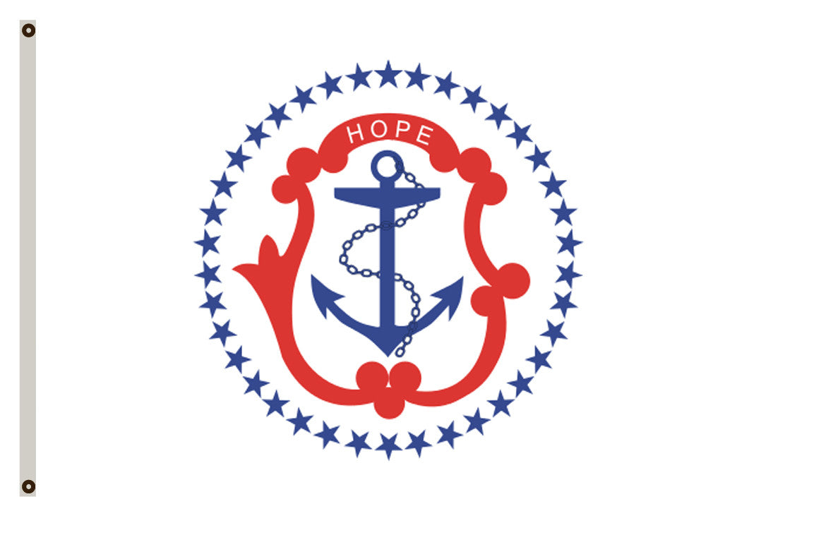 The State of Rhode Island Flag 1877 to 1882 banner