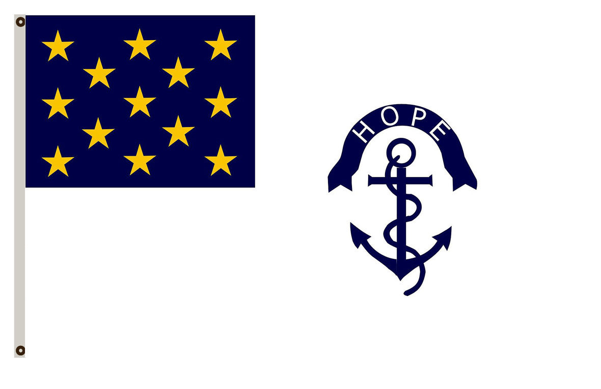 The Rhode Island Regimental flag