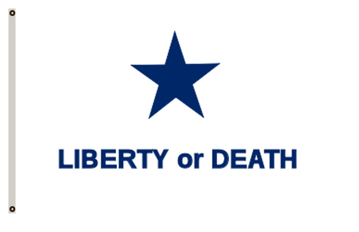 Revolutionary flag The flag under which the Georgia Battalion of Volunteers marched to Texas to participate in the fight against Mexico banner