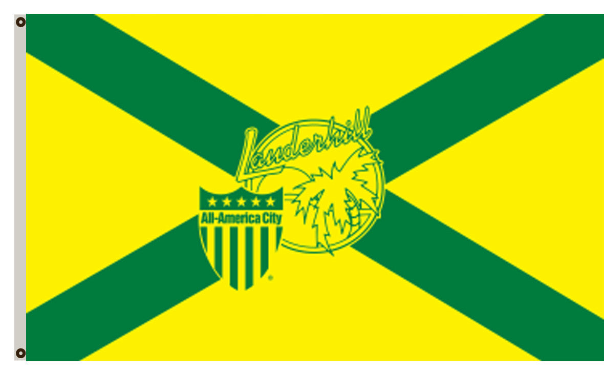 Fyon Florida banner City of Lauderhill Flag