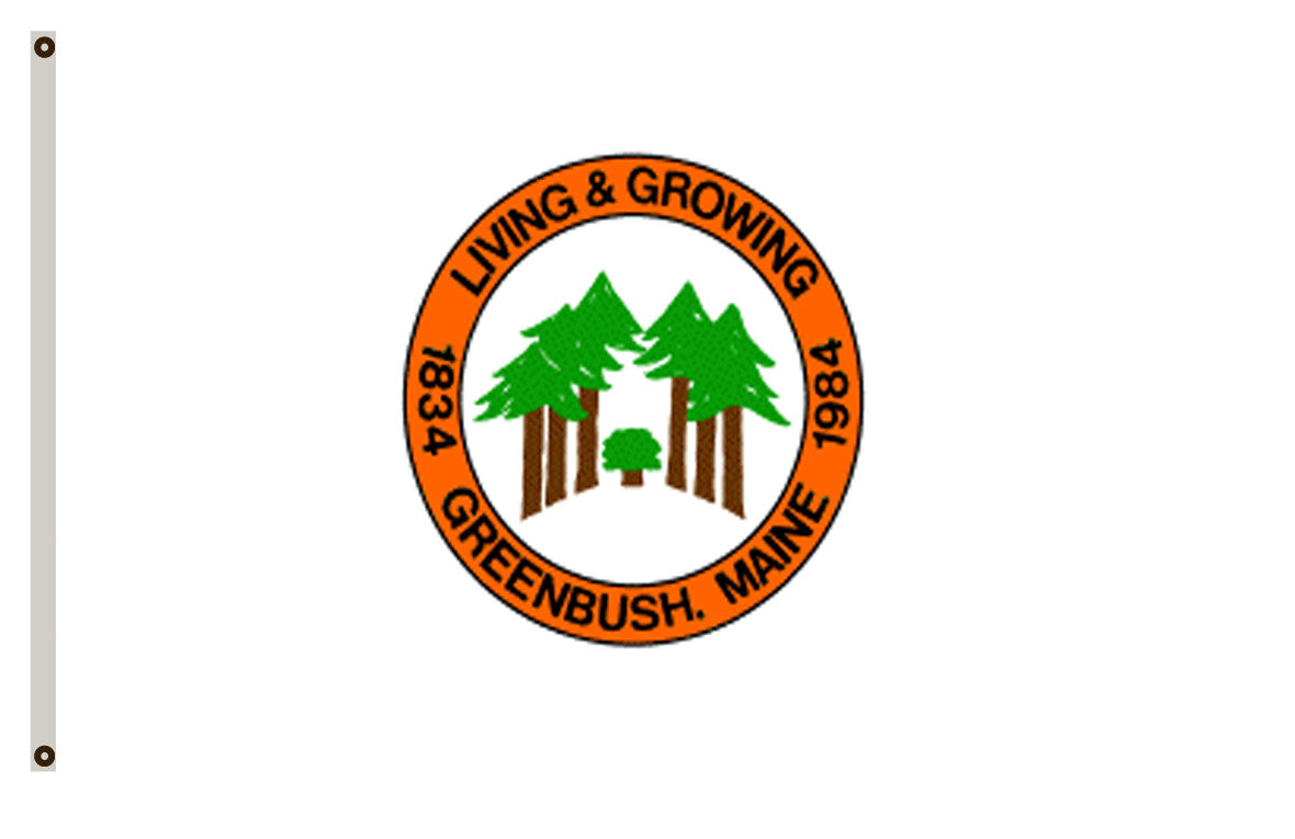 Fyon Maine banner City of Greenbush Flag