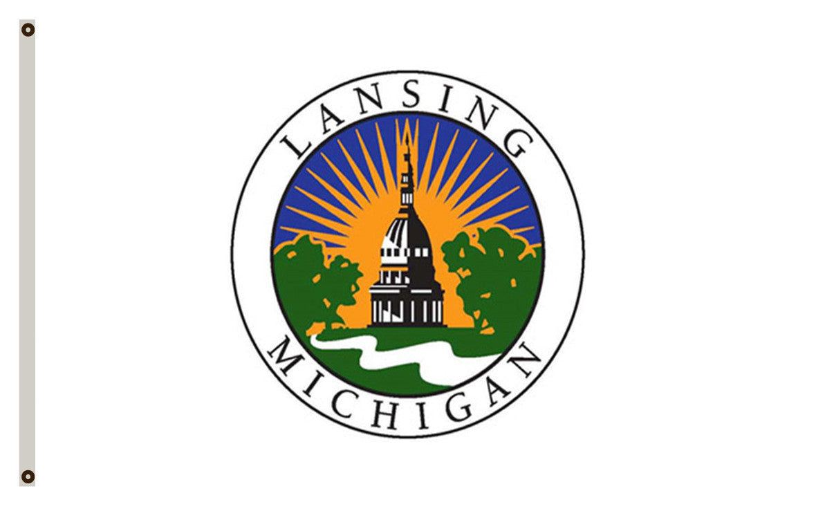 Fyon Michigan banner City of Lansing Flag