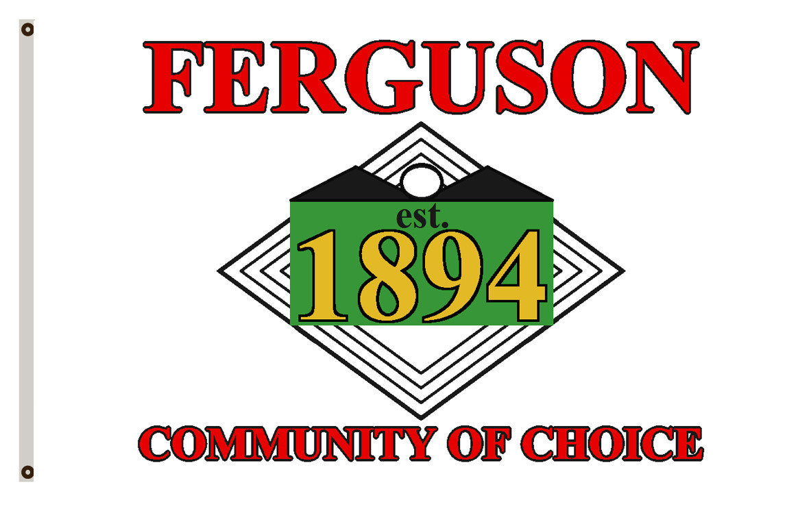 Fyon Missouri banner City of Ferguson Flag