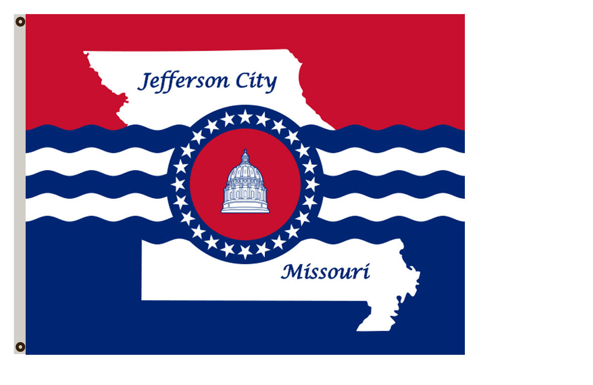 Fyon Missouri banner City of Jefferson City Flag