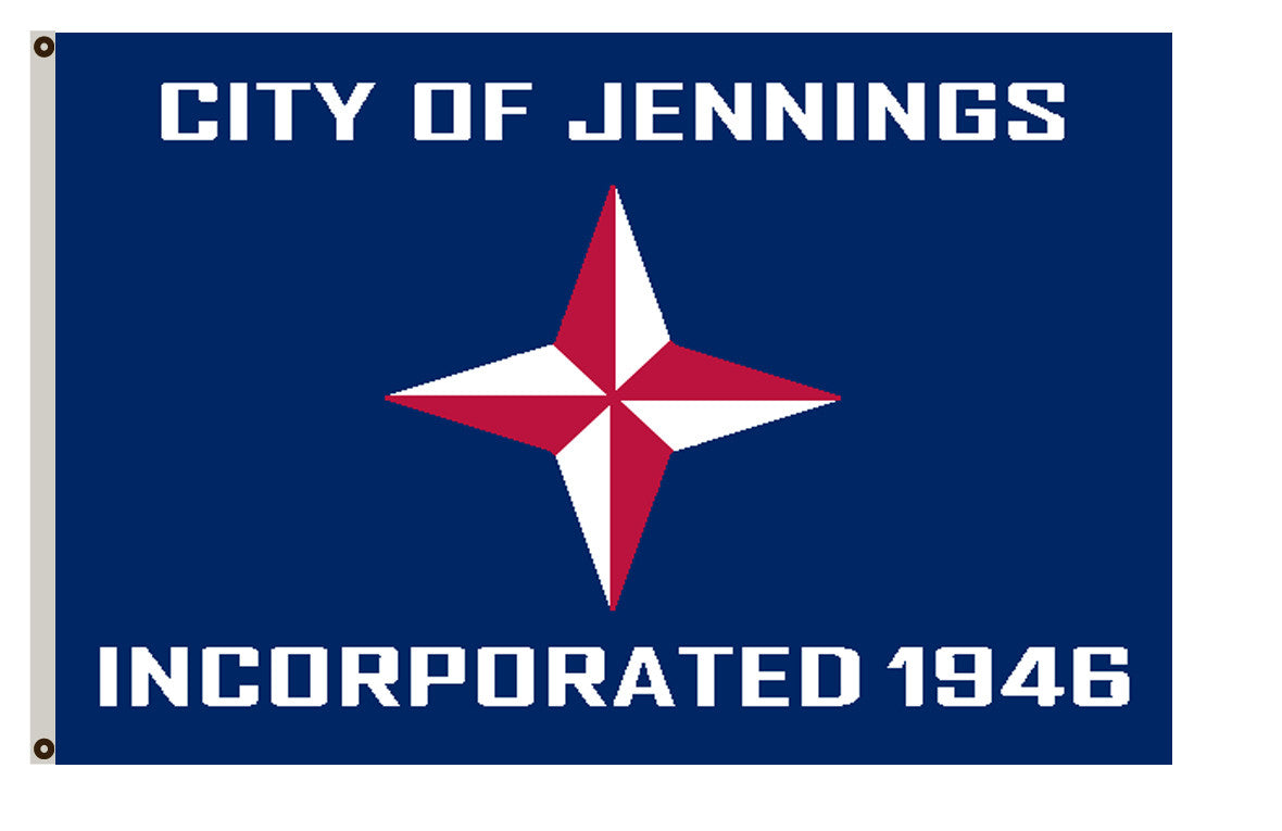 Fyon Missouri banner City of Jennings Flag