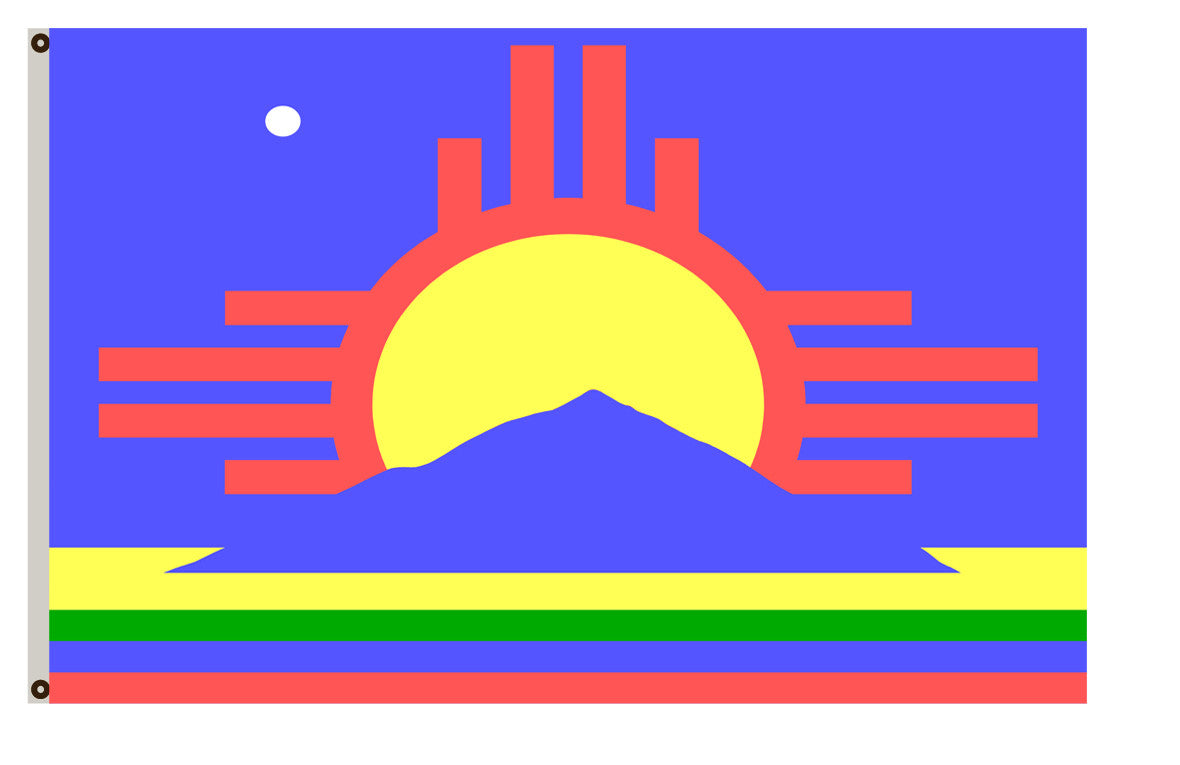 Fyon New Mexico banner City of Roswell Flag