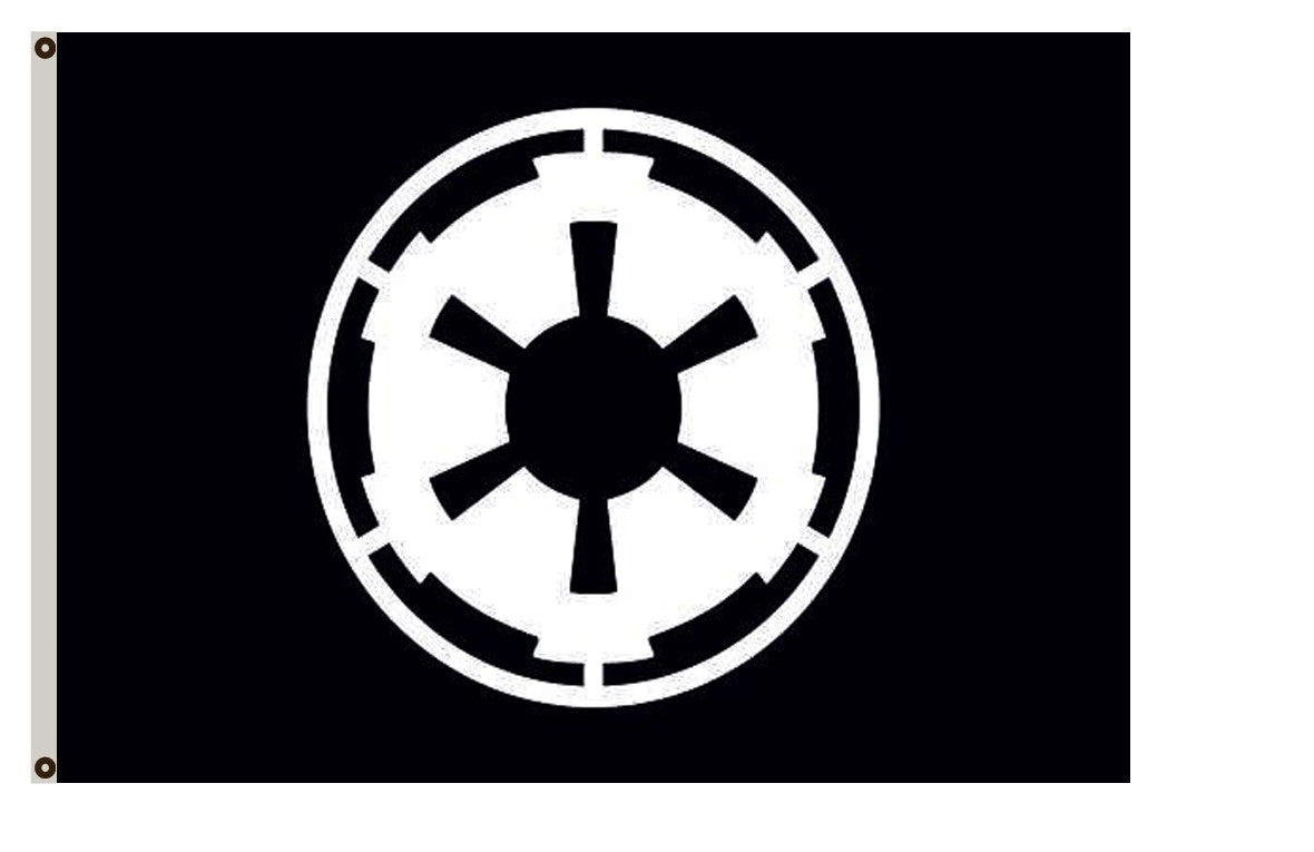 Fyon Star Wars Star Trek fans banner Galactic Empire Flag