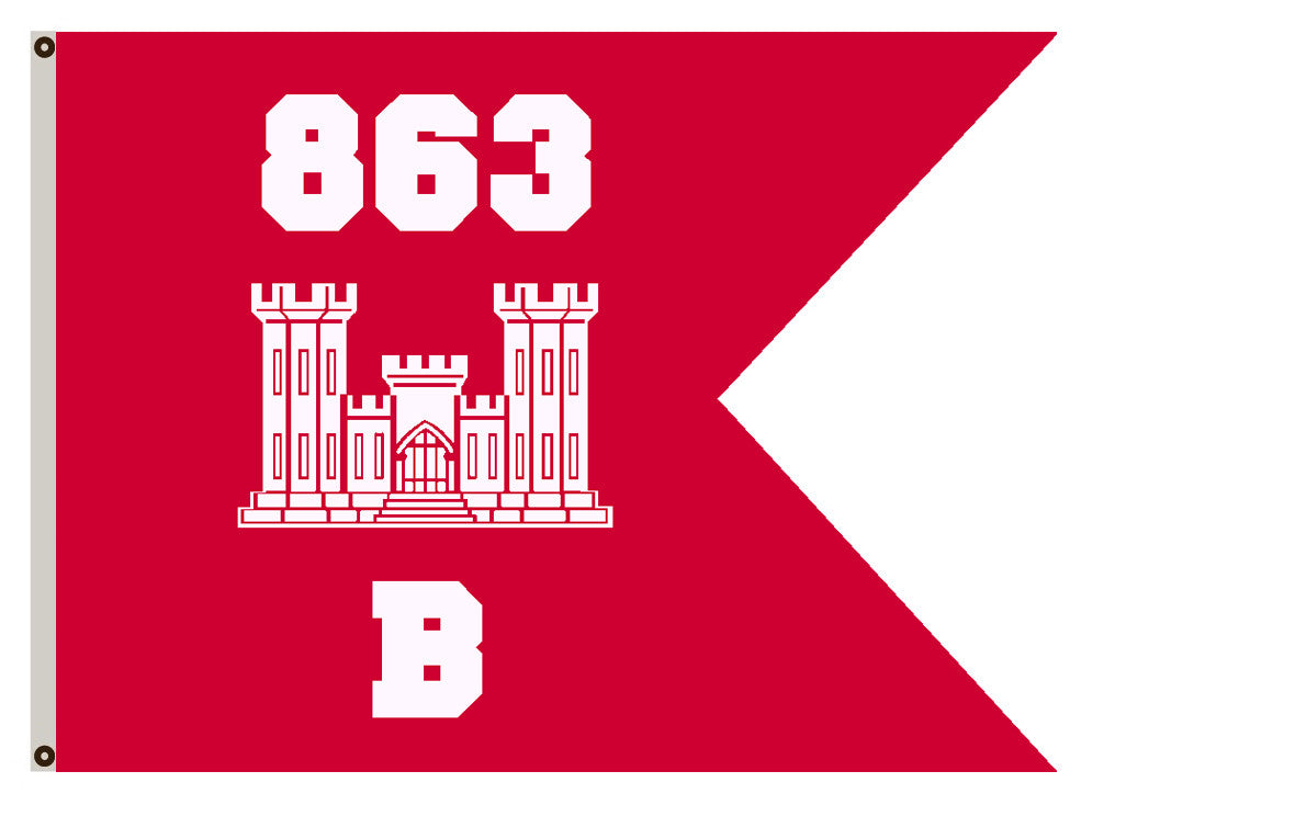 Fyon Guidon banner Engineers Corps flag