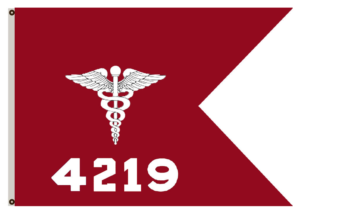 Fyon Guidon banner Medical Department flag