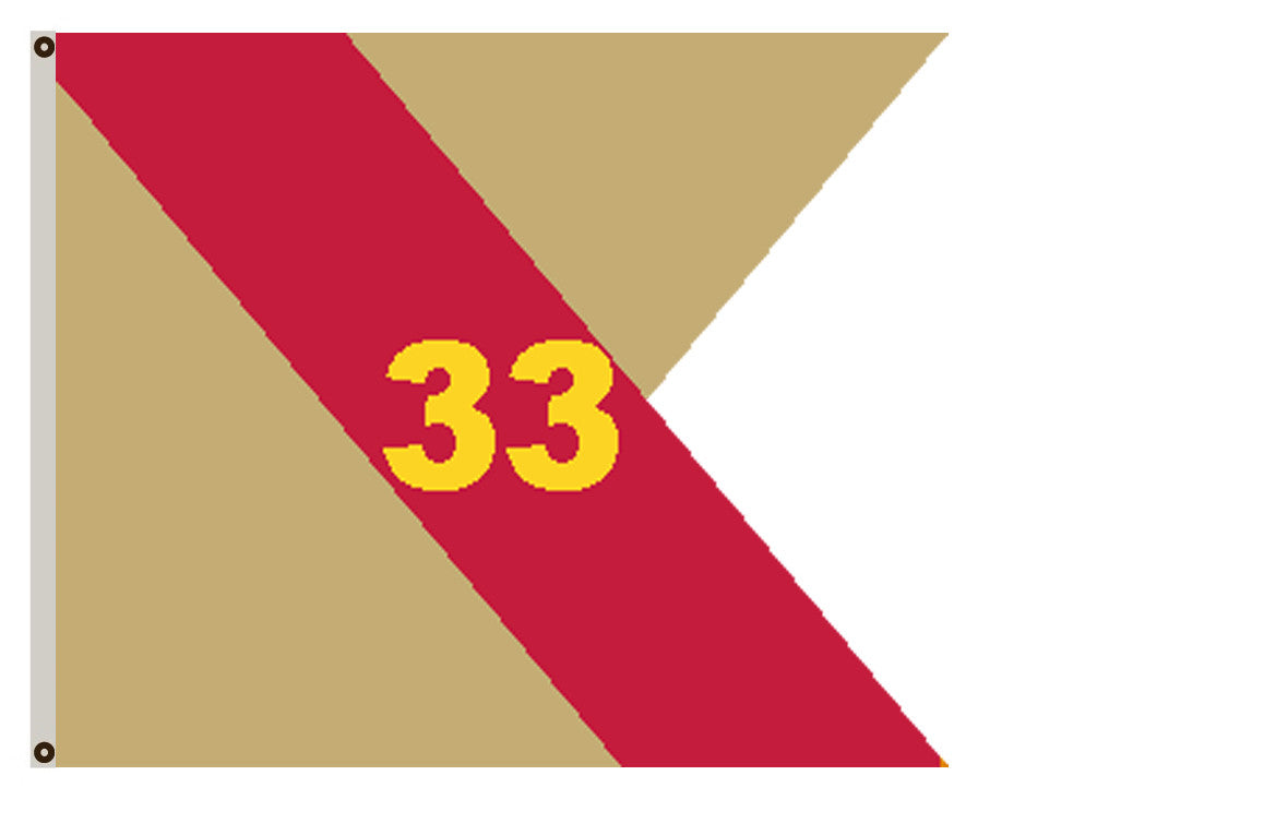 Fyon Guidon banner Quartermaster Corps Support Units flag