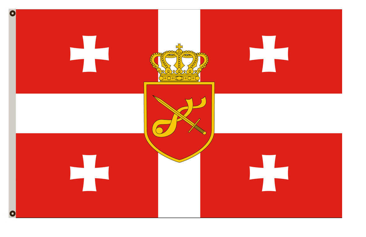 Current war banner Georgia flag