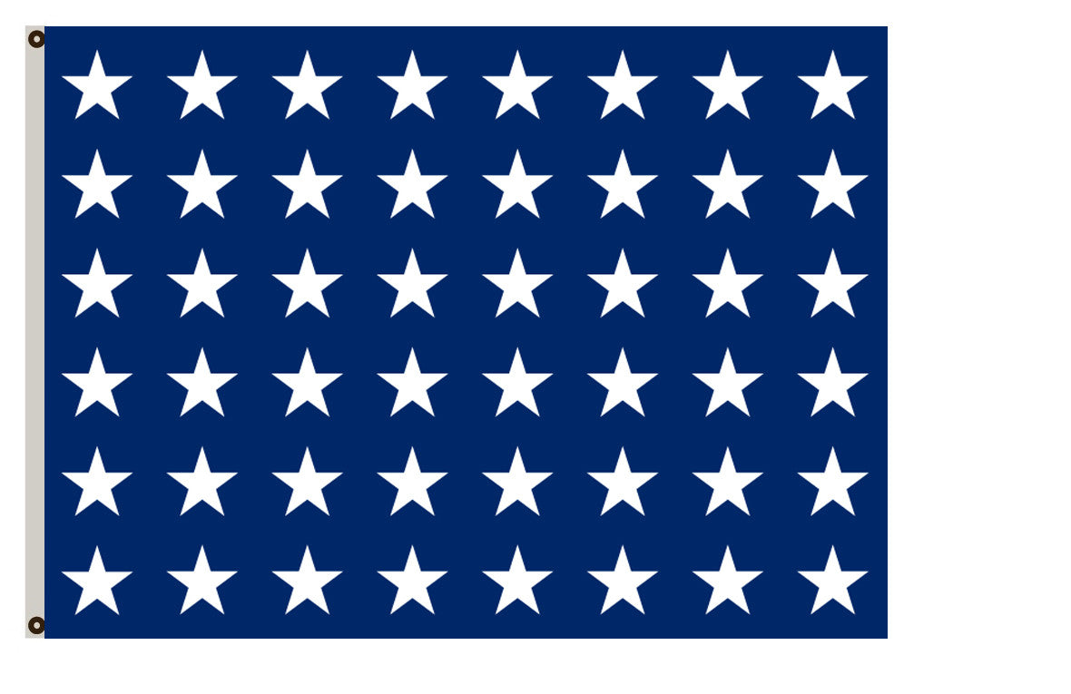 Former war banner The United States of America's naval jack (1912–59) flag
