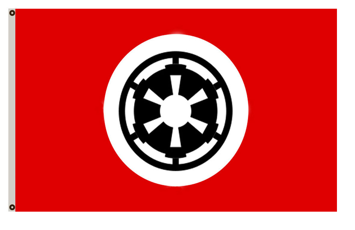Fyon Star Wars Star Trek fans banner New Galactic Empire flag