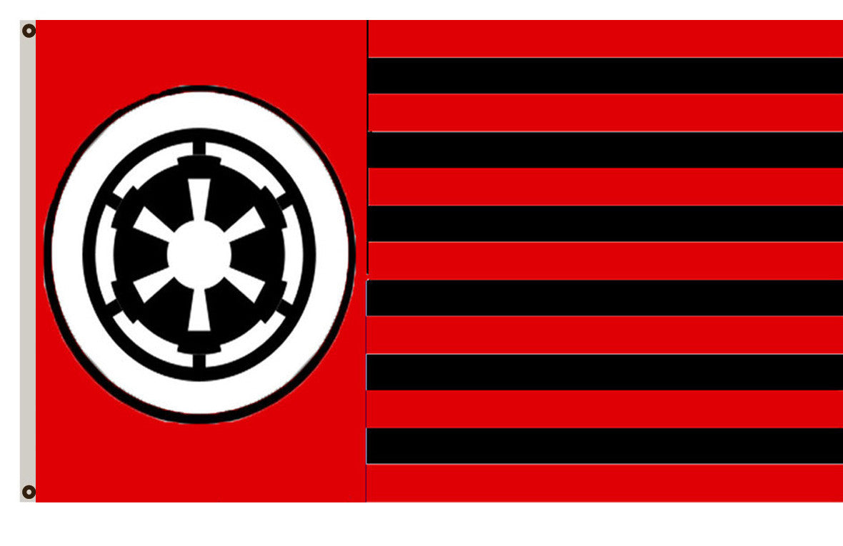 Fyon Star Wars Star Trek fans banner New Galactic Empire flag