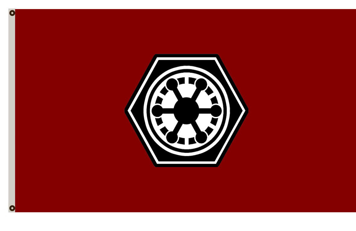 Fyon Star Wars Star Trek fans banner New Galactic Empire flag
