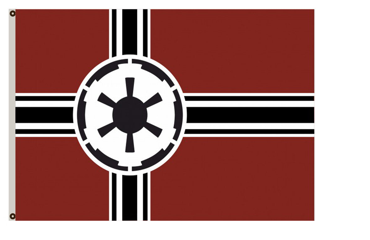 Fyon Star Wars Star Trek fans banner New Galactic Empire flag