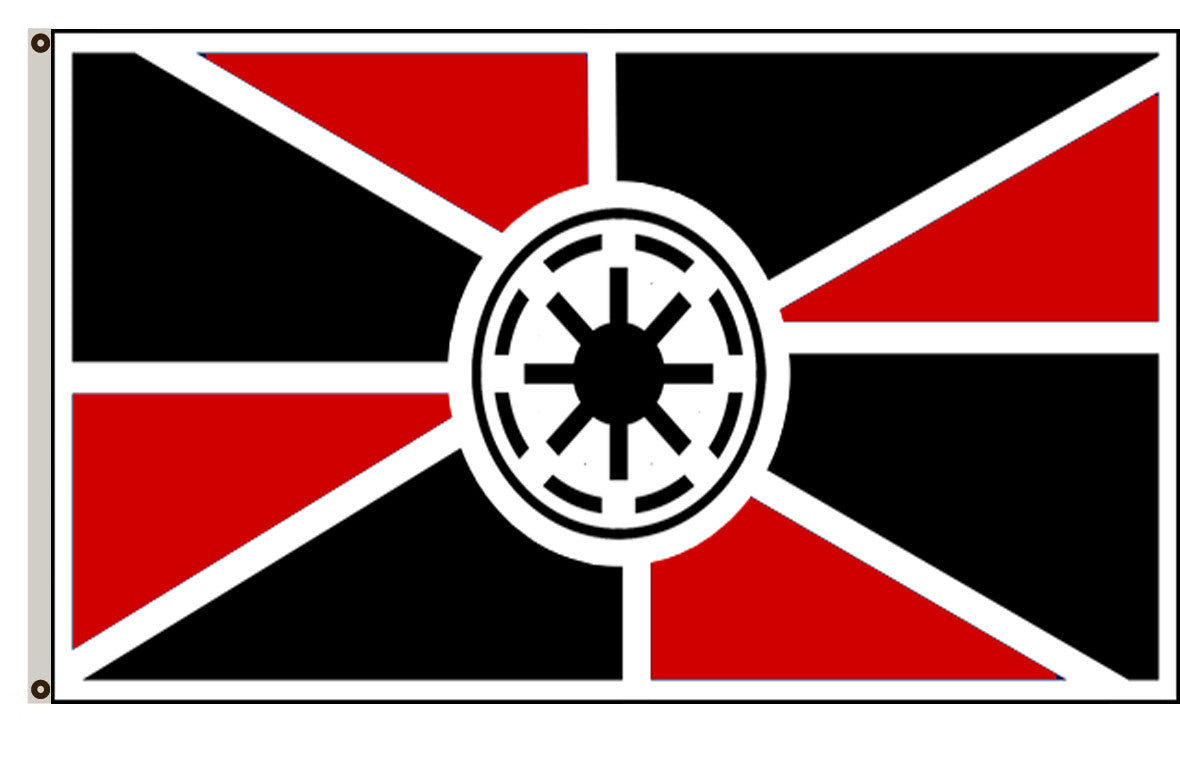 Fyon Star Wars Star Trek fans banner New Galactic Empire flag