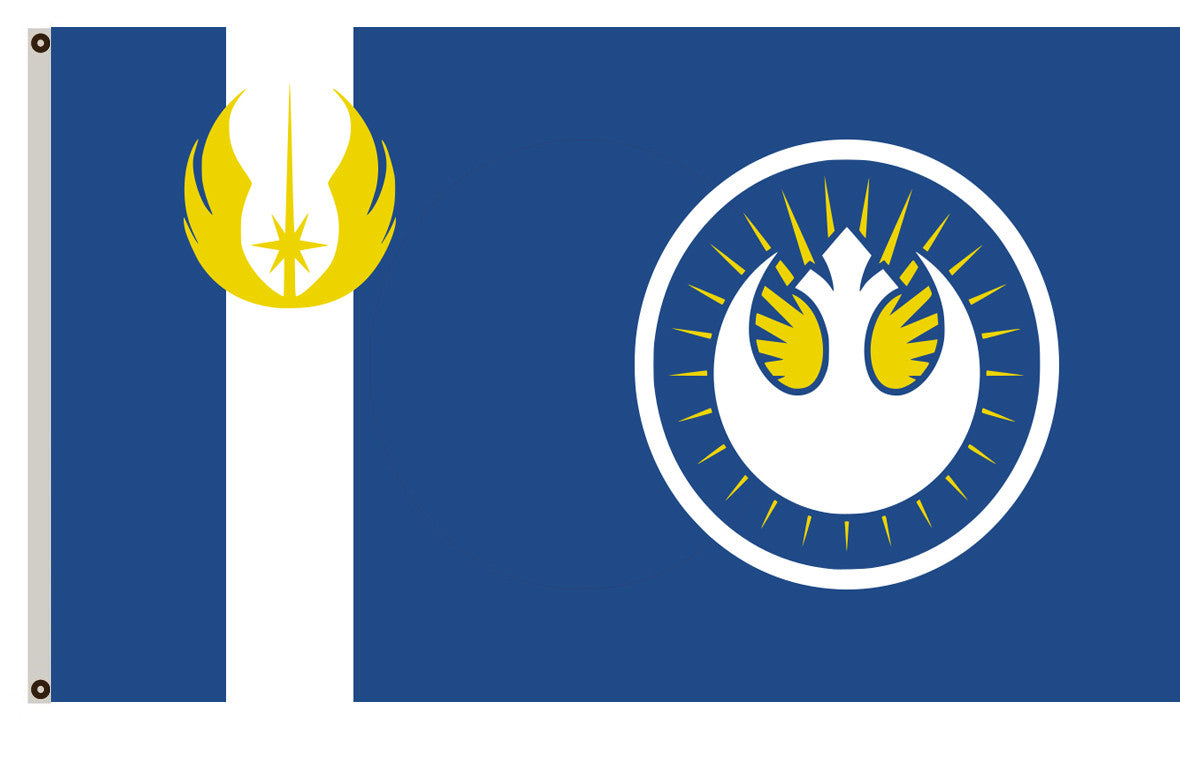 Fyon Star Wars Star Trek fans banner New Jedi Order flag
