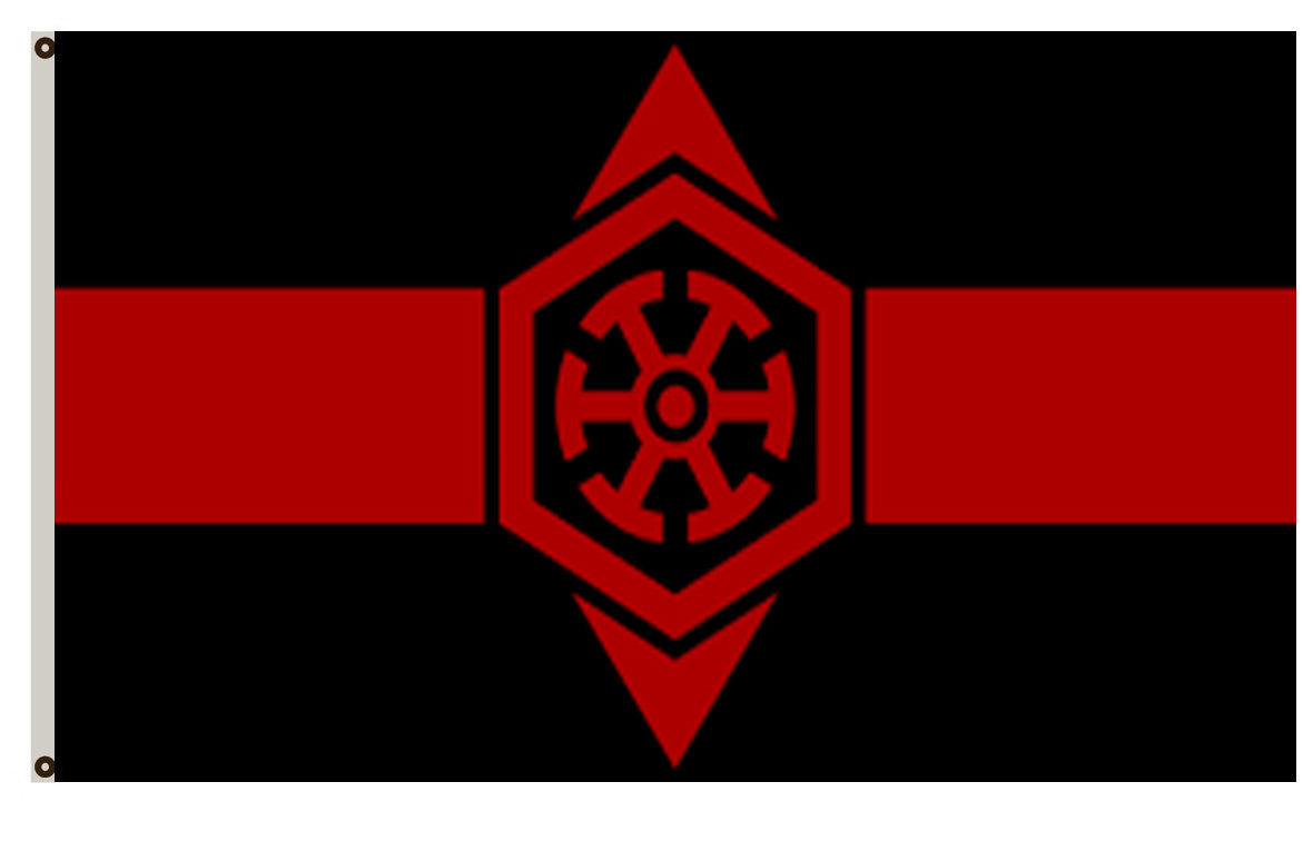 Fyon Star Wars Star Trek fans banner Sith Empire flag