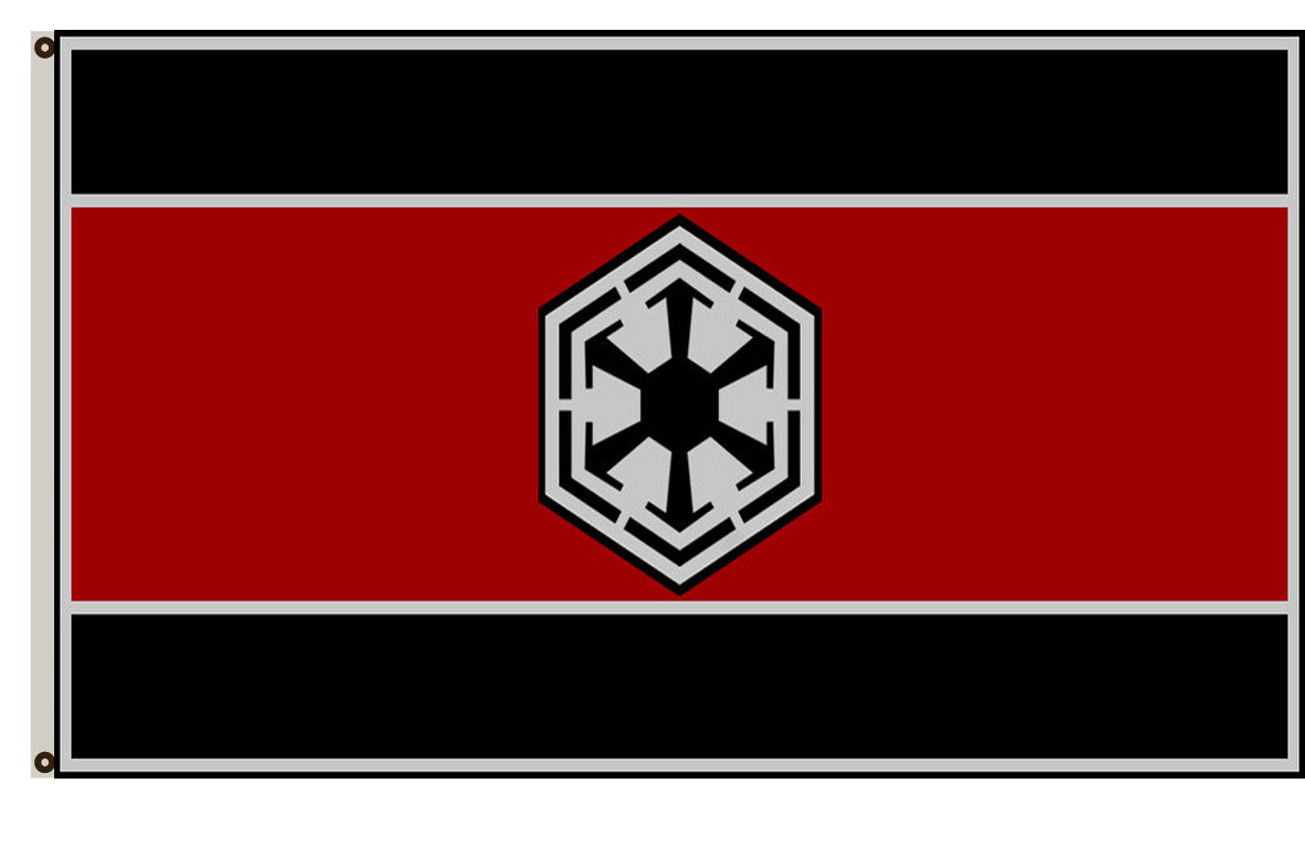Fyon Star Wars Star Trek fans banner Sith Empire flag