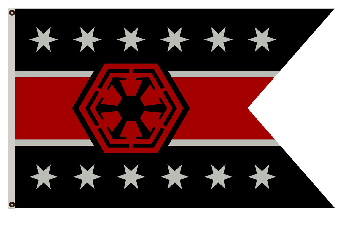 Fyon Star Wars Star Trek fans banner Sith Empire flag