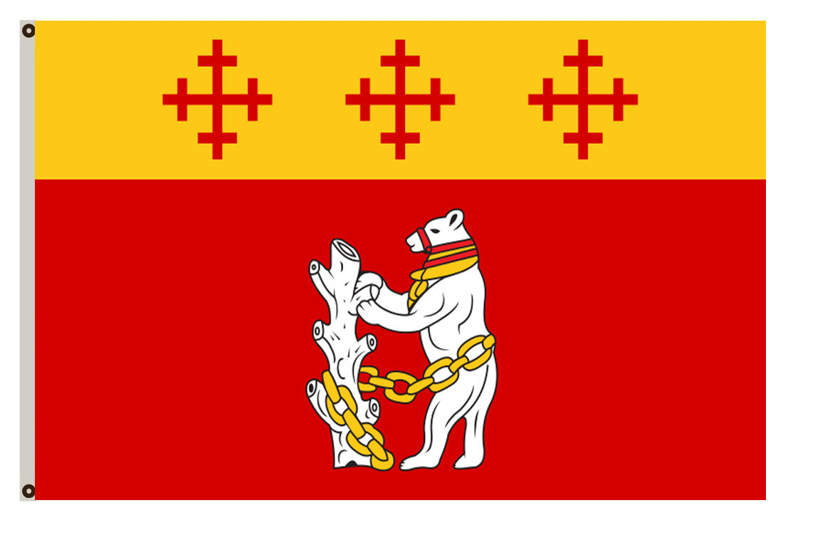 Arms banner County Warwickshire flag