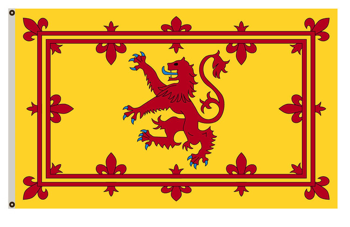 Arms banner Subdivision Royal Standard of Scotland flag