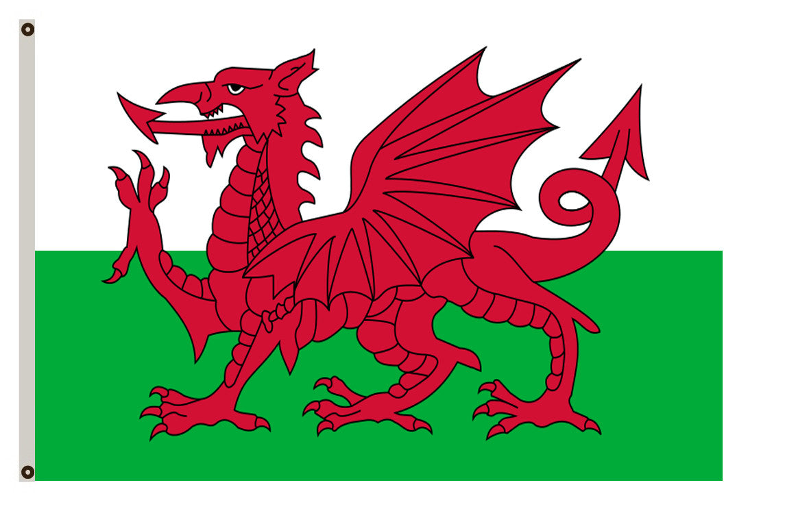 Arms banner Subdivision Wales flag