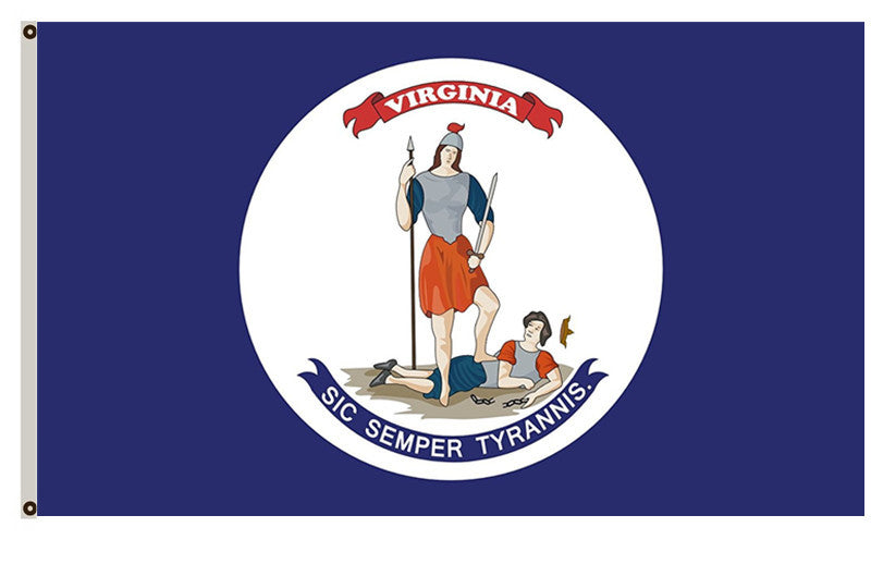 Commonwealth of Virginia, as it was in 1861 banner landscape flag