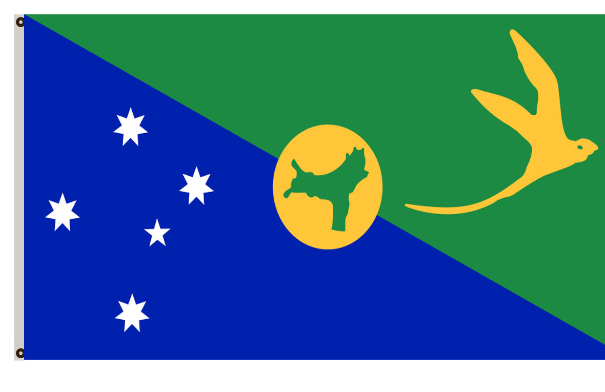Fyon Australia banner Christmas Island flag