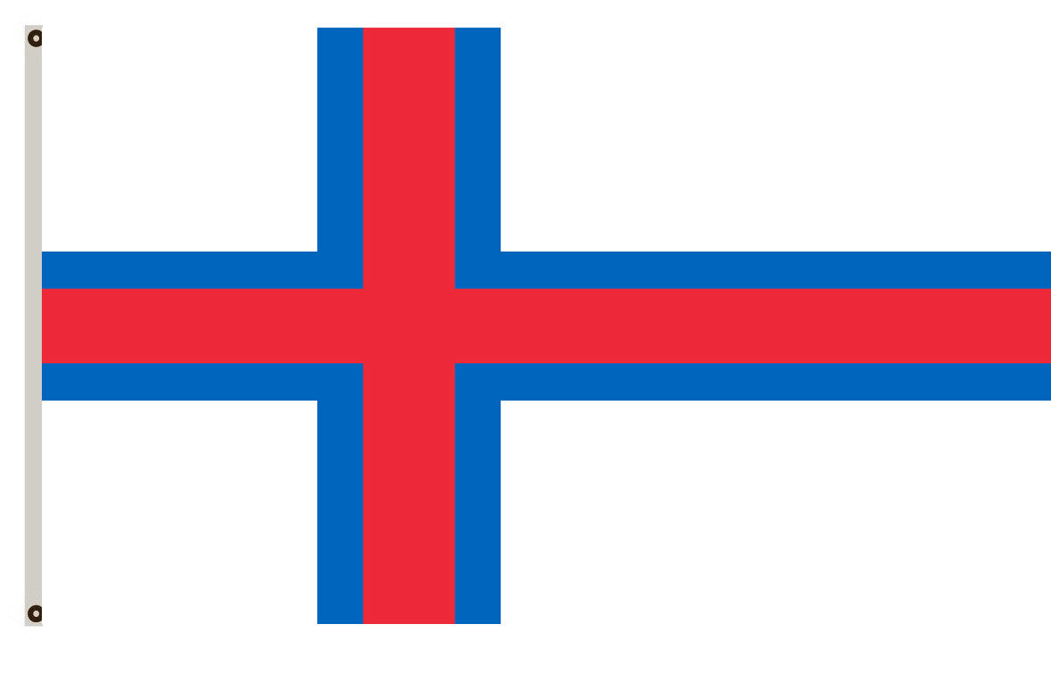 Fyon Denmark banner the Faroe Islands flag