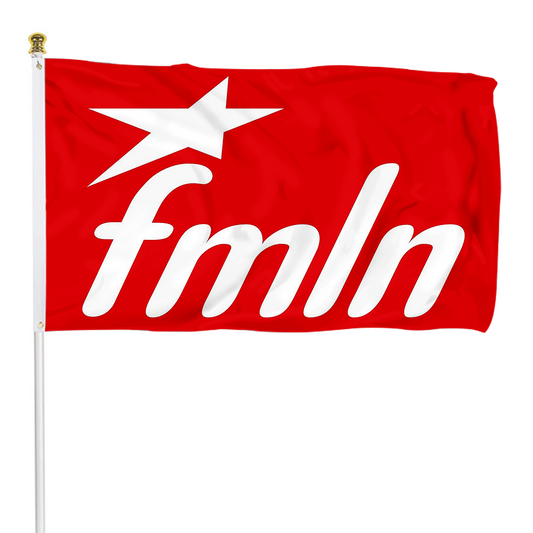 Fyon FMLN Oficial 2017 flag Indoor and outdoor banner