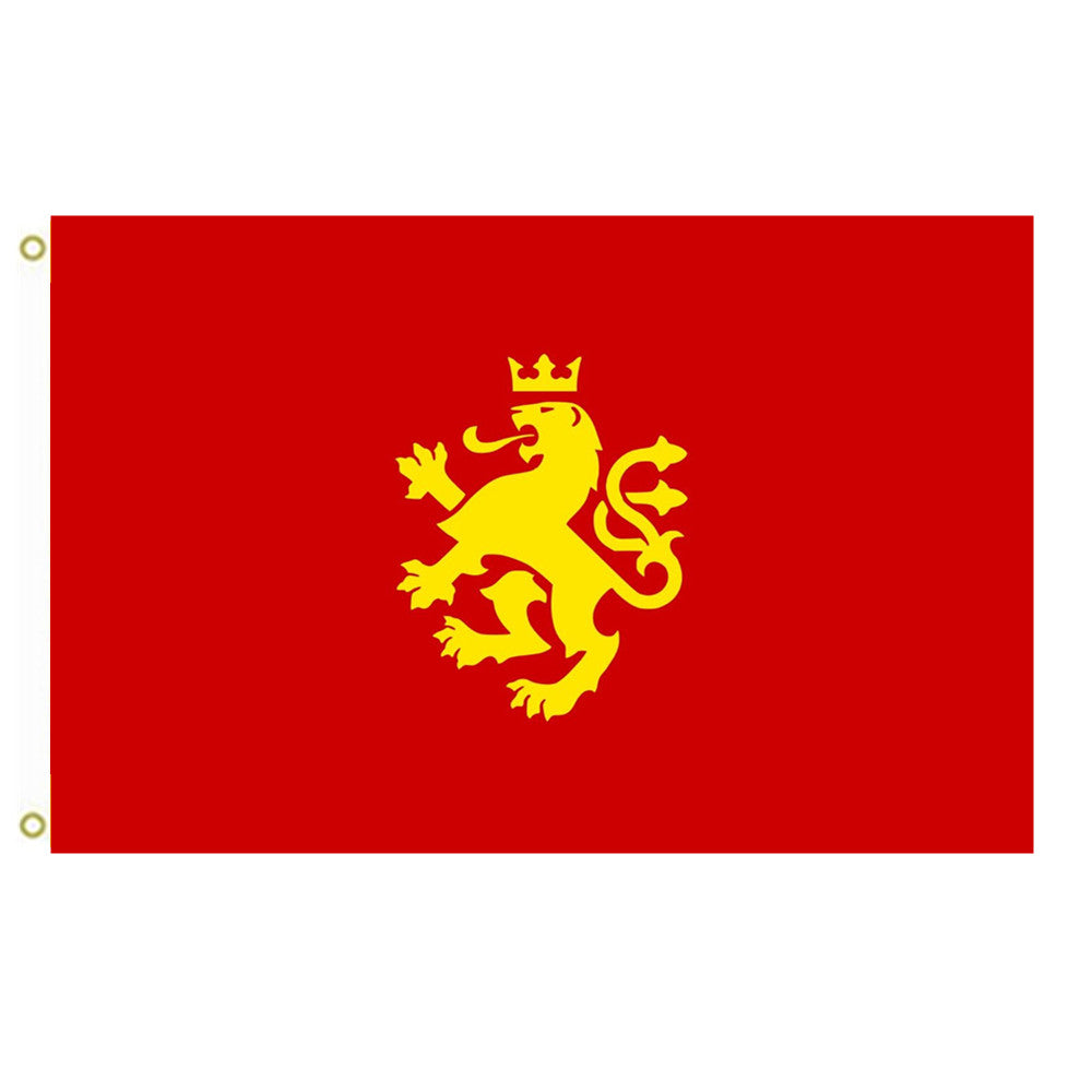 Fyon Thnic Macedonian lion Flag Indoor and outdoor banner