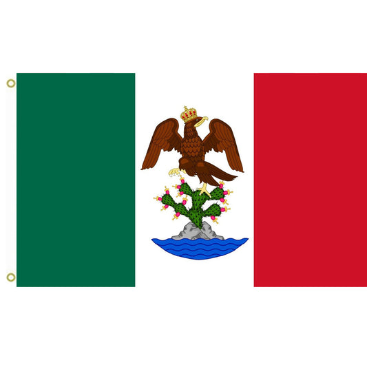 Fyon First Mexican Empire Flag Indoor and outdoor banner