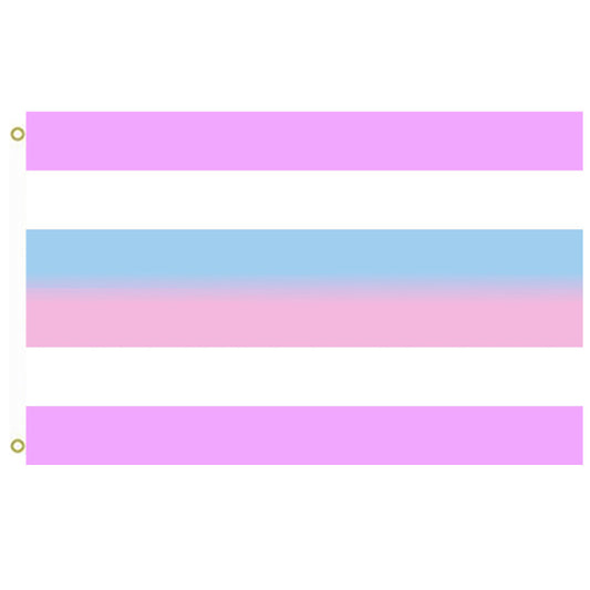 Fyon Intersex pride Bigender people Flag Indoor and outdoor banner