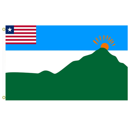 Fyon Liberian County of Grand Gedeh Flag Indoor and outdoor banner