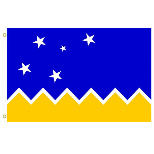 Fyon Magallanes and Chilean Antarctica Region Flag Chile Indoor and outdoor banner