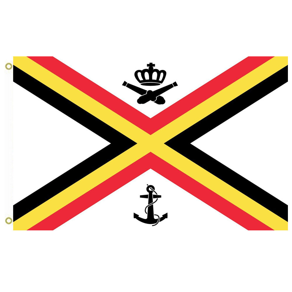 Fyon Naval Ensign of Belgium Flag Indoor and outdoor banner