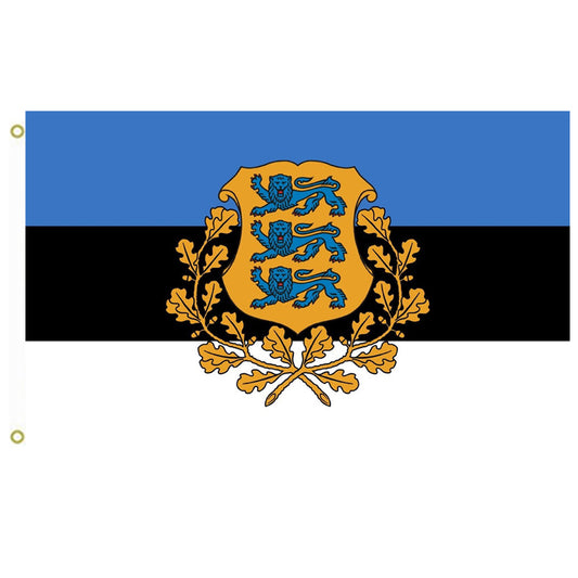 Fyon Presidential of Estonia Flag Indoor and outdoor banner