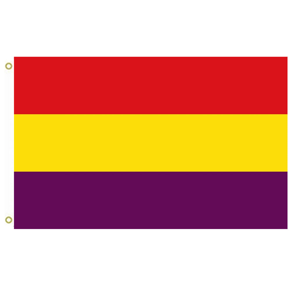Fyon Second Spanish Republic military Flag Militar de la Segunda República Española Indoor and outdoor banner