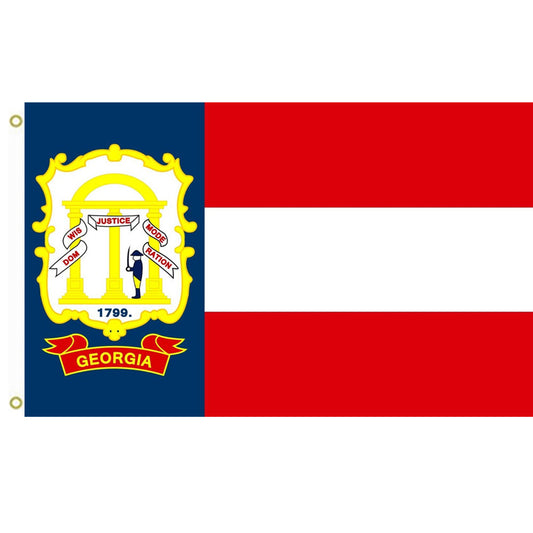 Fyon State of Georgia 1906-1920 Flag Indoor and outdoor banner
