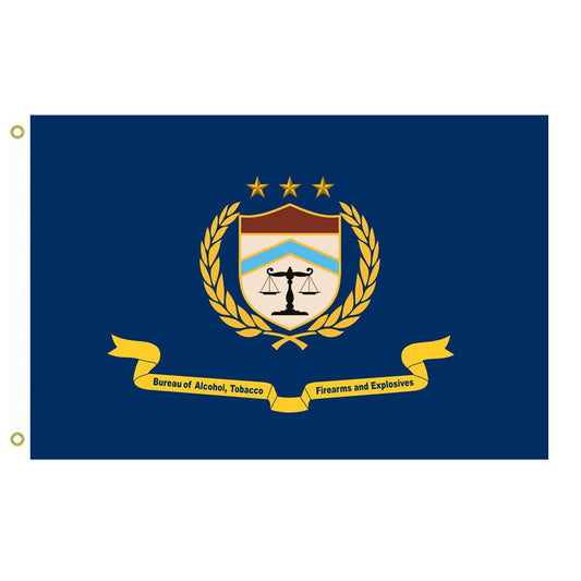Fyon The former of the Bureau of Alcohol Flag Indoor and outdoor banner