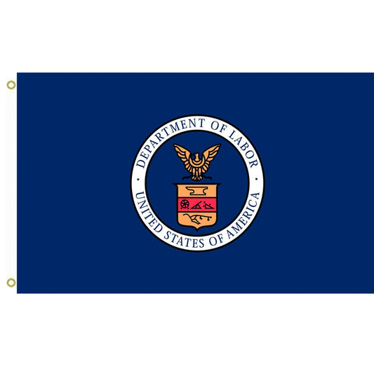 Fyon United States Department of Labor 1915-1960 Flag Indoor and outdoor banner