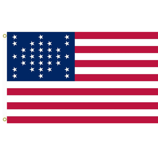 Fyon US 33 Star Fort Sumter Flag Indoor and outdoor banner