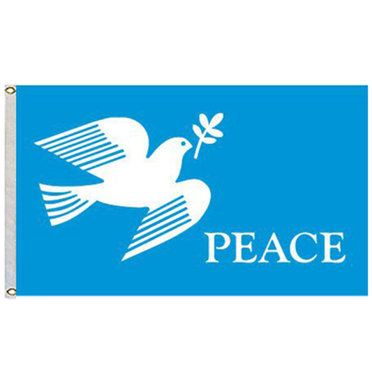 Fyon The dove of peace love Peach Flag Indoor and outdoor banner