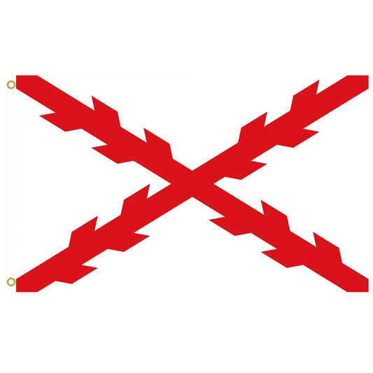 Fyon With the cross of Burgundy flag Indoor and outdoor banner