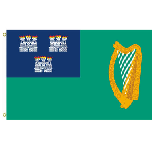 Fyon IRL Dublin City, Ireland Flag Indoor and outdoor banner