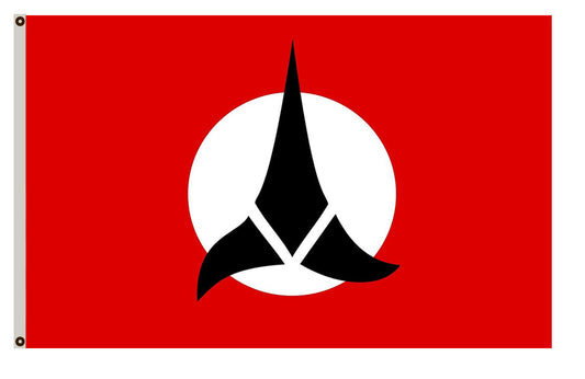 Fyon Klingon Flag Indoor and outdoor banner
