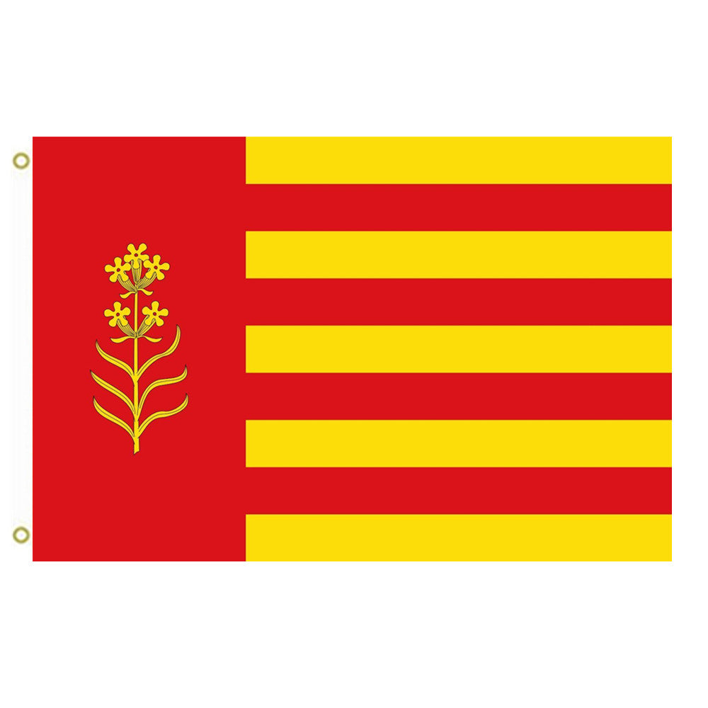 Fyon Zaragoza Spain ,City of Azuara Flag Indoor and outdoor banner